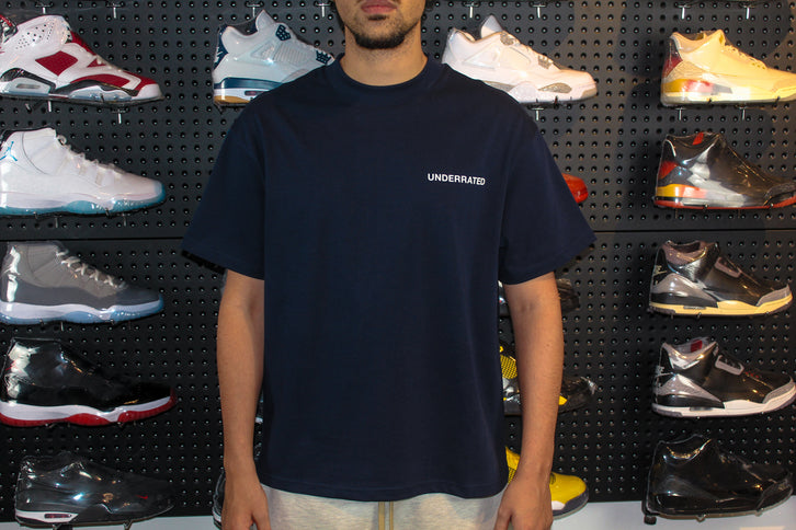 UNDERRATED Classic Logo T-Shirt - Navy