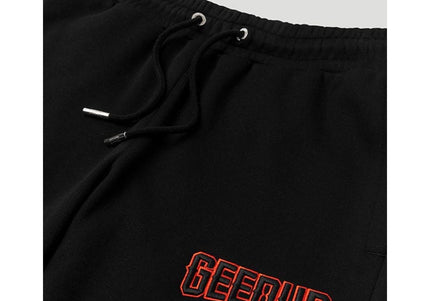 GEEDUP PFK EMB Shorts - Black/Black Orange