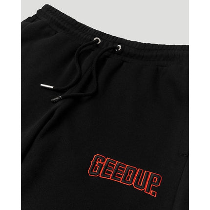 GEEDUP PFK EMB Shorts - Black/Black Orange