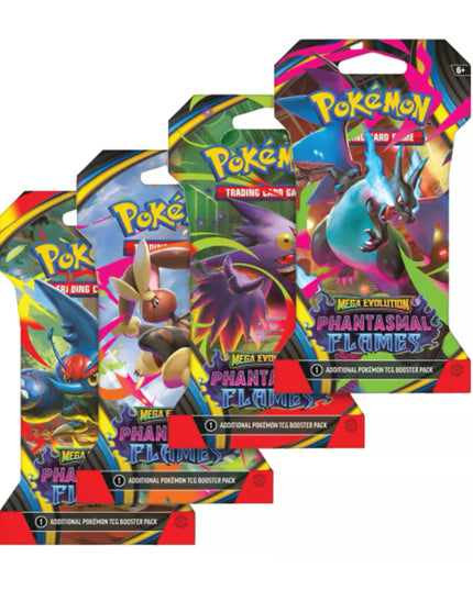 Pokemon TCG Mega Evolution - Phantasmal Flames Sleeved Booster Pack
