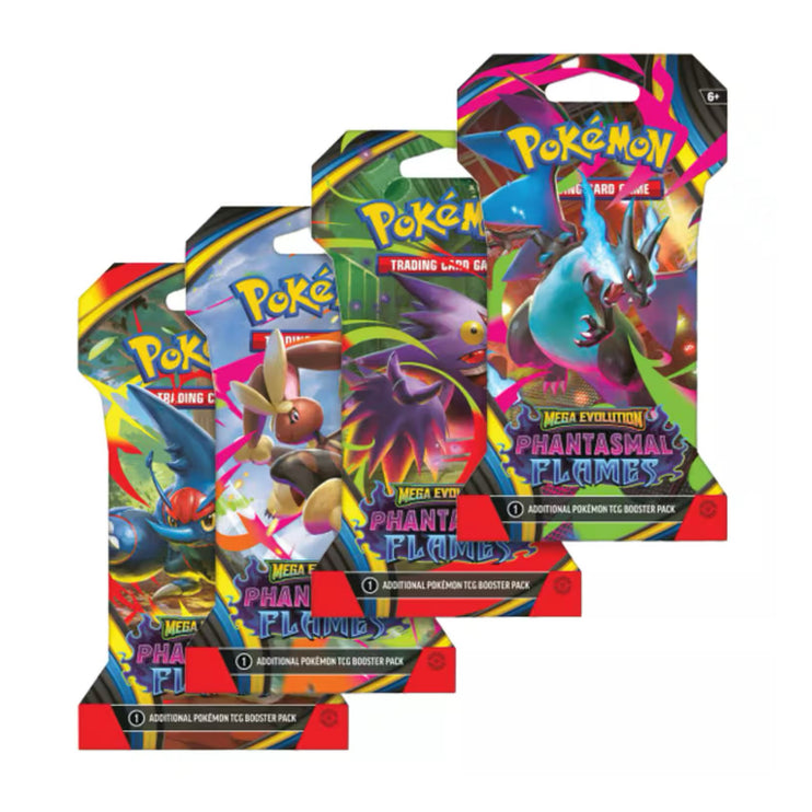 Pokemon TCG Mega Evolution - Phantasmal Flames Sleeved Booster Pack