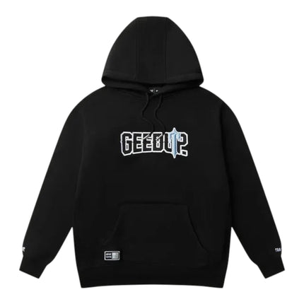 GEEDUP x Trapstar PFK Irongate Hoodie - Black/Cool Blue