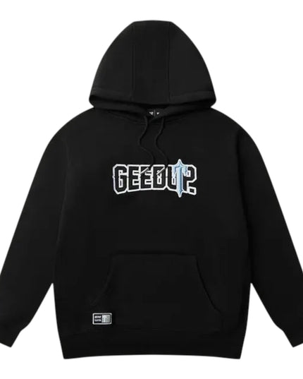 GEEDUP x Trapstar PFK Irongate Hoodie - Black/Cool Blue