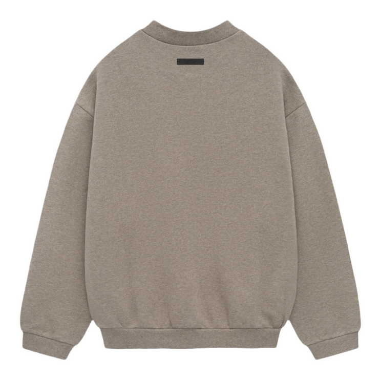 FEAR OF GOD ESSENTIALS Crest Crewneck - Dark Heather Grey (Holiday 2024)