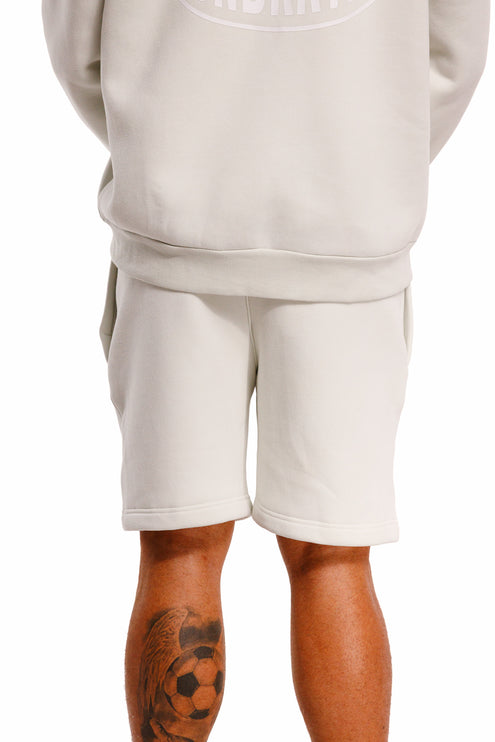 UNDERRATED Stamp Sweatshorts - Light Bone