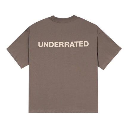 UNDERRATED Classic Logo T-Shirt - Mocha