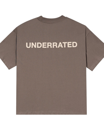 UNDERRATED Classic Logo T-Shirt - Mocha