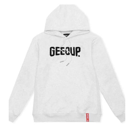 GEEDUP PFK Hoodie - White Marle/Black