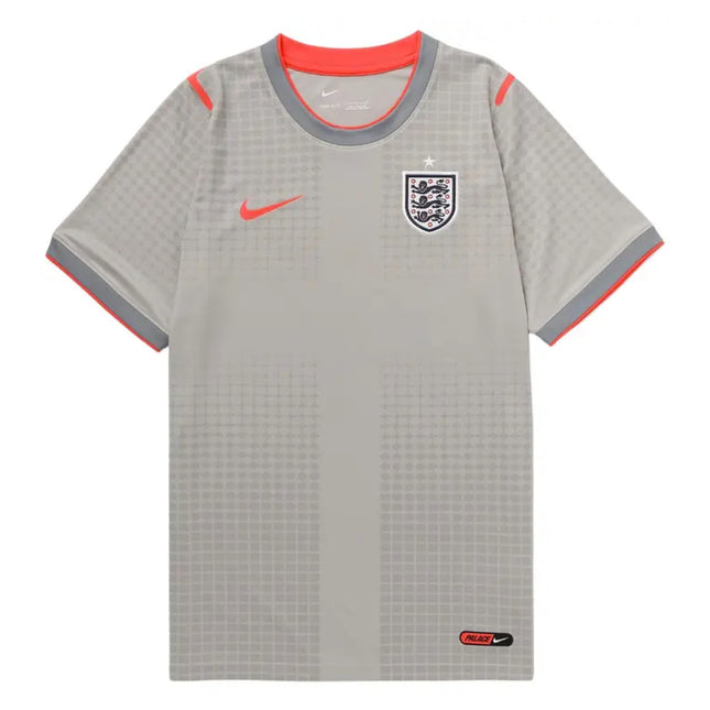 Palace x Nike England Academy Pro Short-Sleeve Football Top - Pewter Grey