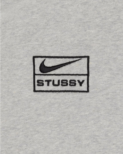 Stussy x Nike Fleece Zip Hoodie - Grey Heather