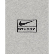 Stussy x Nike Fleece Zip Hoodie - Grey Heather