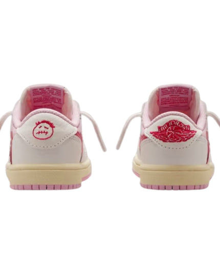 Travis Scott x Air Jordan 1 Retro Low OG 'Sail Tropical Pink' (PS)