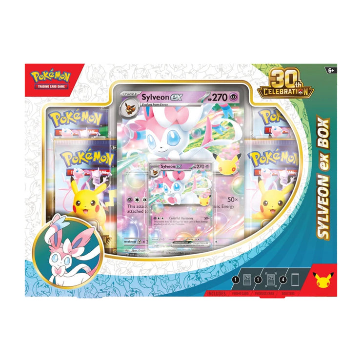 Pokemon TCG 30th Celebration - Sylveon ex / Greninja ex Box