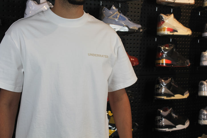 UNDERRATED Classic Logo T-Shirt - White