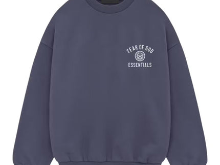 FEAR OF GOD ESSENTIALS Crest Crewneck - Marine (Holiday 2024)