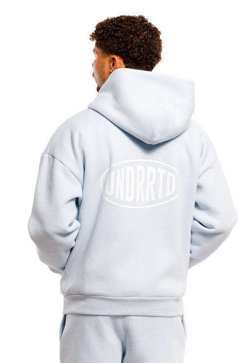 UNDERRATED Stamp Zip Hoodie - Powder Blue