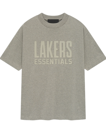 FEAR OF GOD ESSENTIALS Lakers T-Shirt - Warm Heather (NBA Collection)