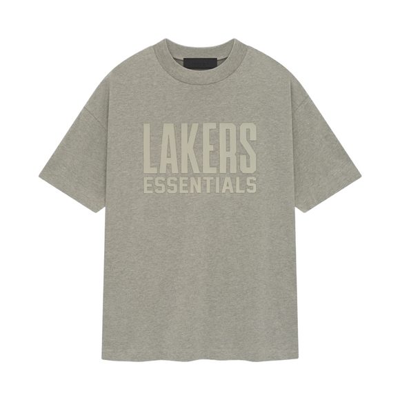 396997 nike m nsw tch flc jggr Lakers T-Shirt - Warm Heather (NBA Collection)