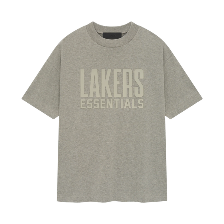 FEAR OF GOD ESSENTIALS Lakers T-Shirt - Warm Heather (NBA Collection)