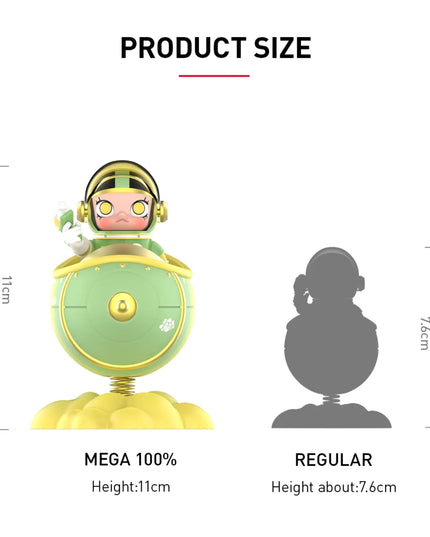 Pop Mart Mega Space Molly Blooming Series Golden Wattle 100%