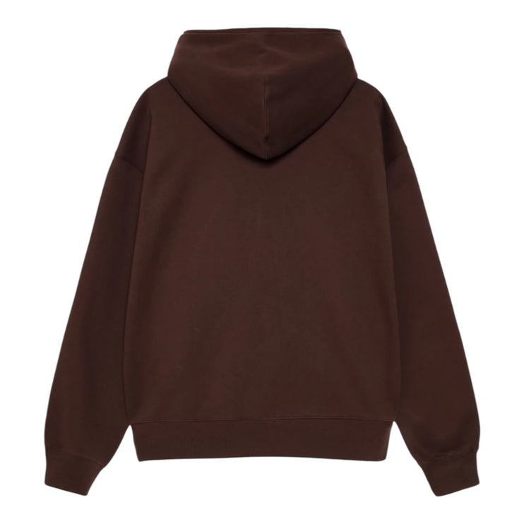 Stussy x Nike Stone Washed Fleece Zip Hoodie - Dark Cinder (FW25)