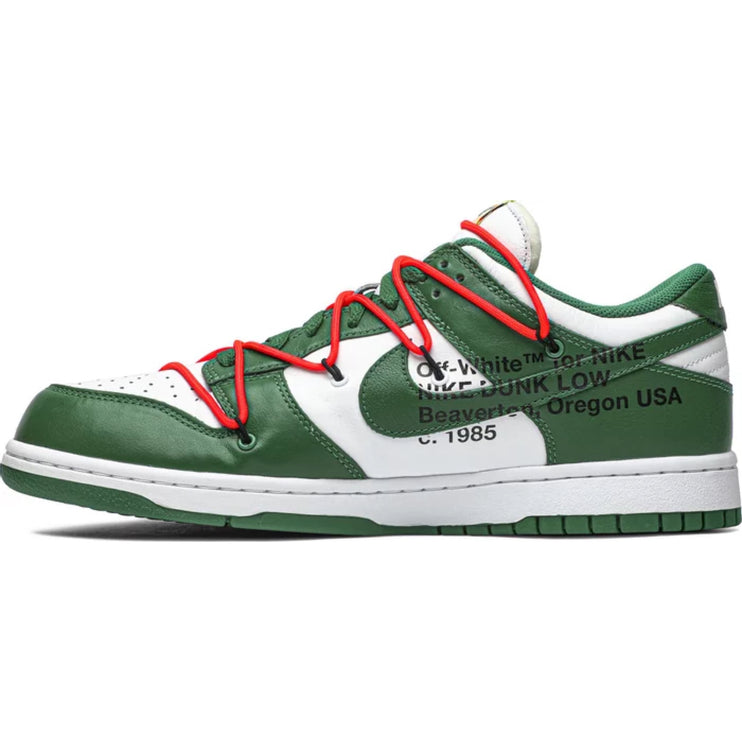 Off-White x Nike Dunk Low 'Pine Green'