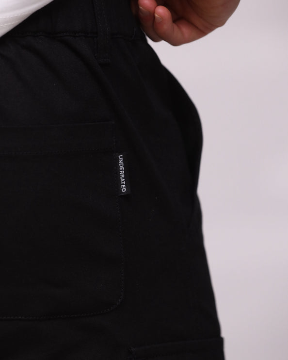UNDERRATED Zip-Off Cargo Pant - Black