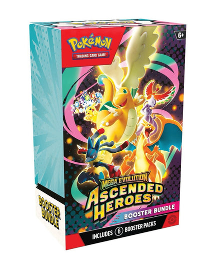 Pokemon TCG Mega Evolution - Ascended Heroes Booster Bundle (6 Packs)
