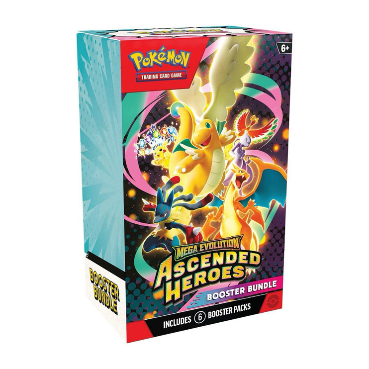 Pokemon TCG Mega Evolution - Ascended Heroes Booster Bundle (6 Packs)