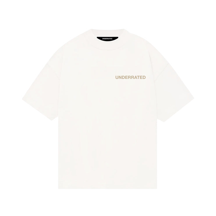 UNDERRATED Classic Logo T-Shirt - White