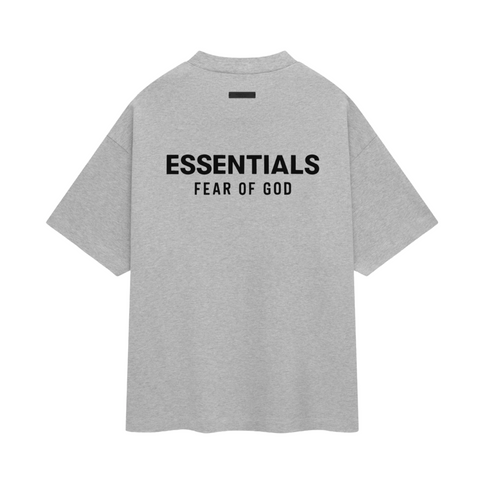 NBA x ESSENTIALS Jersey Crewneck T-Shirt - Light Heather Grey (Holiday 2024)