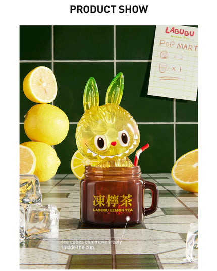 Pop Mart Labubu The Monsters Lemon Tea Figure