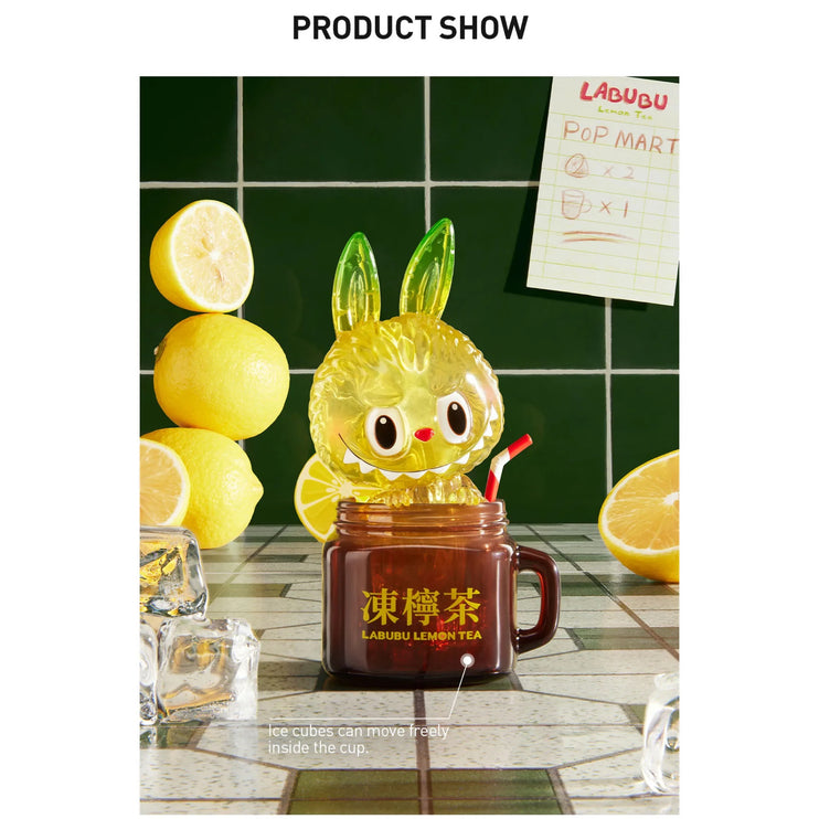 Pop Mart Labubu The Monsters Lemon Tea Figure