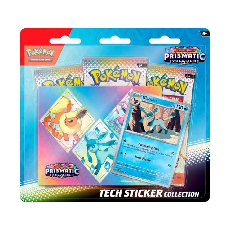 Pokemon Scarlet & Violet Prismatic Evolutions - Tech Sticker Pack