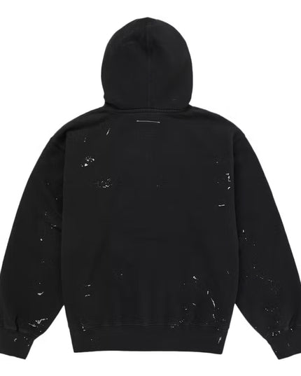 Supreme MM6 Maison Margiela Box Logo Zip Up Hoodie - Black