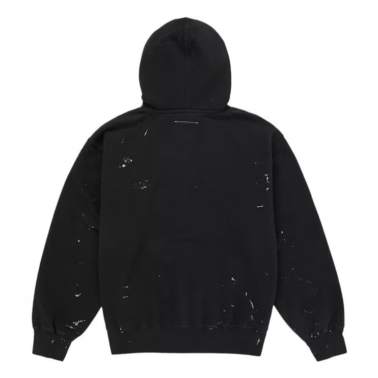Supreme MM6 Maison Margiela Box Logo Zip Up Hoodie - Black