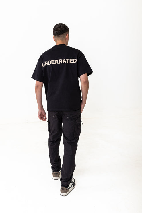 UNDERRATED Classic Logo T-Shirt - Black