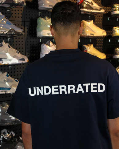UNDERRATED Classic Logo T-Shirt - Navy