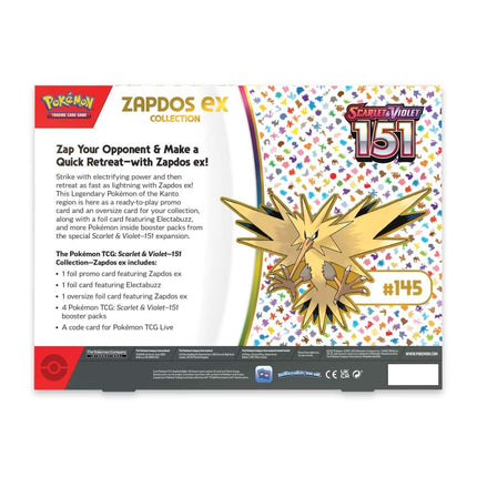 Pokemon TCG Scarlet & Violet - Zapdos EX Collection