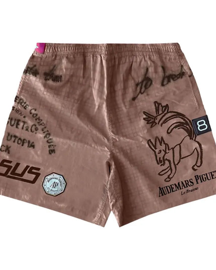 Travis Scott CJ x Audemars Piguet Shorts - Brown