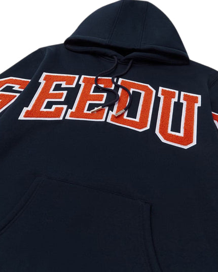 GEEDUP Team Logo Hoodie - Navy/Burnt Orange