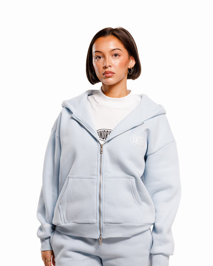 UNDERRATED Stamp Zip Hoodie - Powder Blue