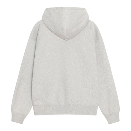 Stussy x Nike Stone Washed Fleece Zip Hoodie - Grey Heather (FW25)