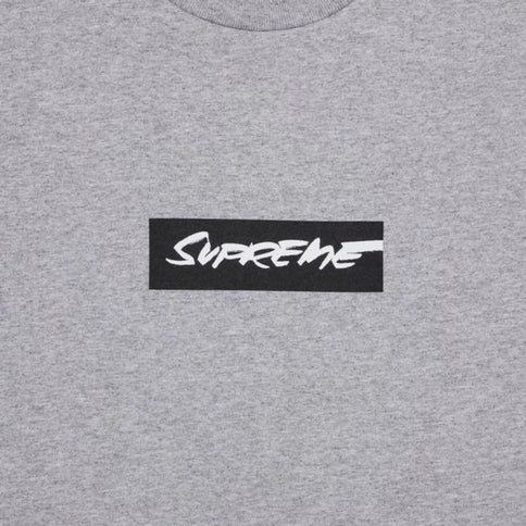 Supreme Futura Box Logo Tee - Heather Grey (SS24)