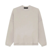 ESSENTIALS FIT - RELAXED BODY, SLEEVES, ELONGATED Crewneck - Silver Cloud (FW23)