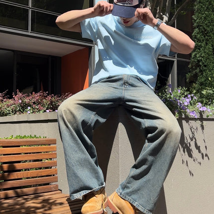 UNDERRATED Classic Logo T-Shirt - Sky Blue