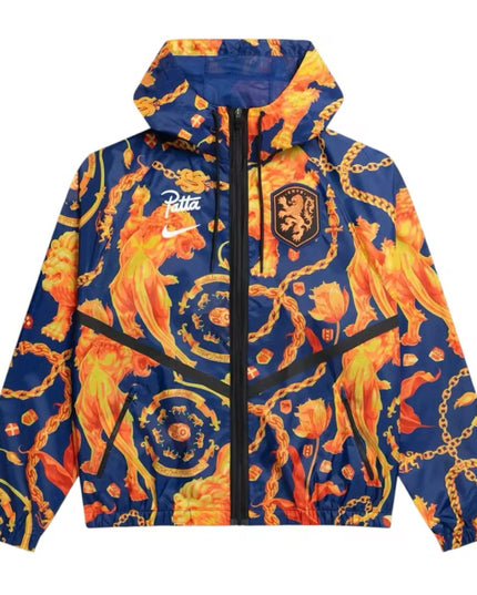 Nike x Patta KNVB Anthem Jacket - Orange/Navy