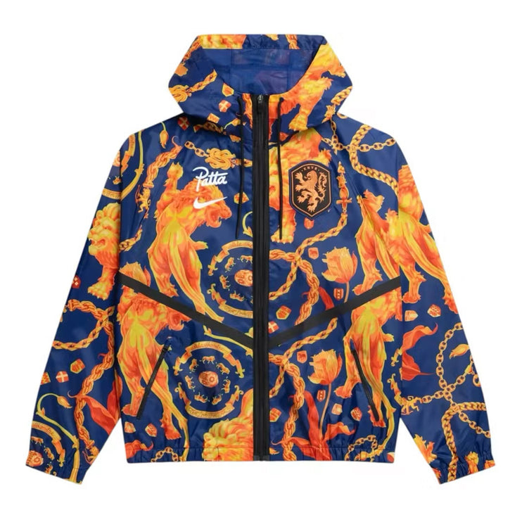 Nike x Patta KNVB Anthem Jacket - Orange/Navy