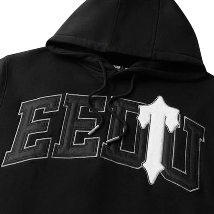 GEEDUP x Trapstar Team Logo Irongate T Hoodie - Black/White