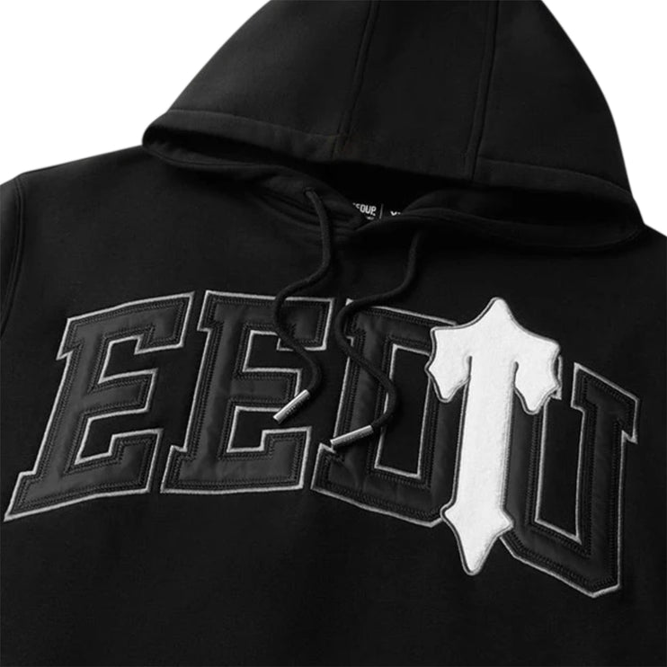 GEEDUP x Trapstar Team Logo Irongate T Hoodie - Black/White